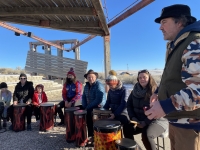 Drum Circle on Antelope Island: 3/4/22